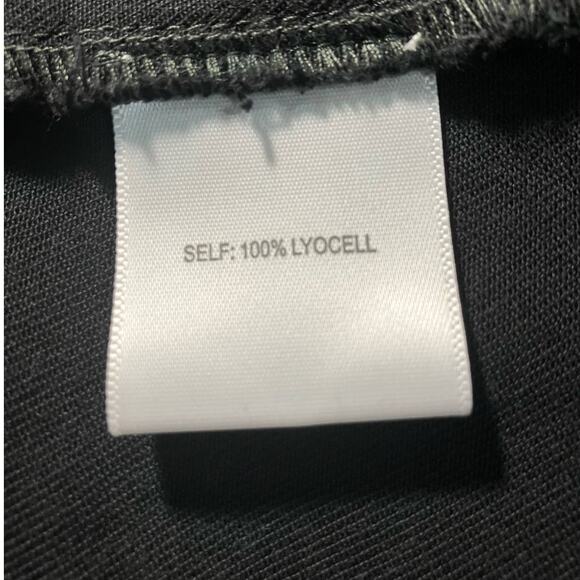 Jane and Delancey Women's Black Drape Front Drawstring Waist Vest | Size XL - Picture 7 of 8